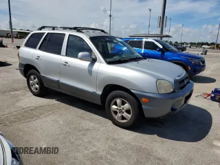 2005 Hyundai Santa Fe GLS with VIN KM8SC13E25U002566, listed as a Copart auction lot 73711124 with 152,245 mi miles and Salvage Title. Bid and sale history available at carsss.com. Image 4.