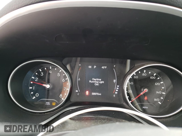 2021 Jeep Compass Sport with VIN 3C4NJDAB2MT516752, listed as a Copart auction lot 49708635 with 58,970 mi miles and Salvage Title. Bid and sale history available at DreamBid. Image 9.