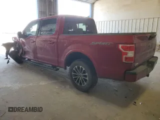 2020 Ford F-150 XL with VIN 1FTEW1CP3LKD96209, listed as a Copart auction lot 52708015 with 126,828 mi miles and Salvage Title. Bid and sale history available at carsss.com. Image 2.
