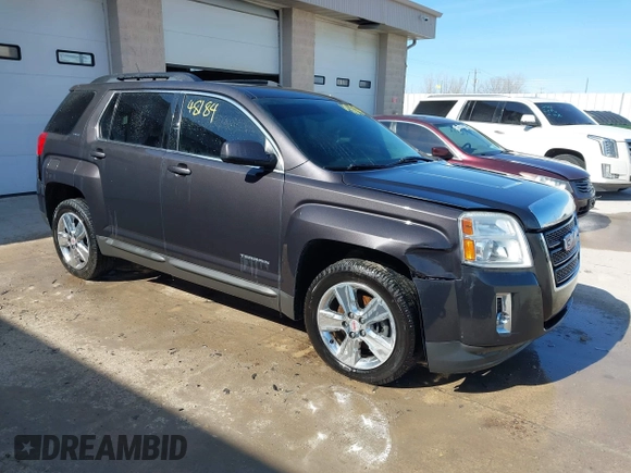 2015 GMC Terrain SLT with VIN 2GKFLXEK3F6208396, listed as a IAAI auction lot 41748184 with 168,426 mi miles and . Bid and sale history available at carsss.com. Image 1.