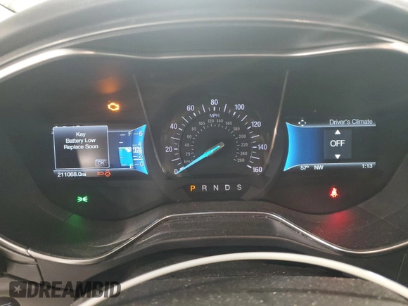 2016 Ford Fusion Titanium with VIN 3FA6P0K94GR178074, listed as a Copart auction lot 50068225 with 211,068 mi miles and Salvage Title. Bid and sale history available at carsss.com. Image 9.