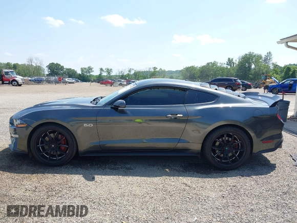 2020 Ford Mustang GT with VIN 1FA6P8CF3L5108405, listed as a IAAI auction lot 42578801 with 71,937 mi miles and . Bid and sale history available at DreamBid. Image 14.