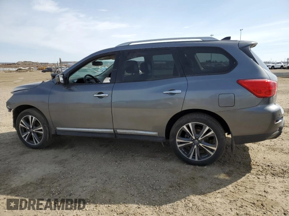 2020 Nissan Pathfinder Platinum with VIN 5N1DR2DM6LC635299, listed as a Copart auction lot 50606625 with 0 mi miles and Non Repairable. Bid and sale history available at carsss.com. Image 2.