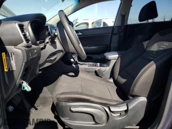 2018 Kia Sportage LX with VIN KNDPM3AC9J7321380, listed as a Copart auction lot 46632385 with 120,185 mi miles and Salvage Title. Bid and sale history available at carsss.com. Image 7.