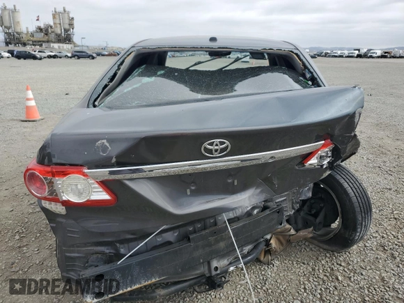 2013 Toyota Corolla L with VIN 5YFBU4EE5DP147211, listed as a Copart auction lot 55320695 with 155,874 mi miles and Salvage Title. Bid and sale history available at DreamBid. Image 6.