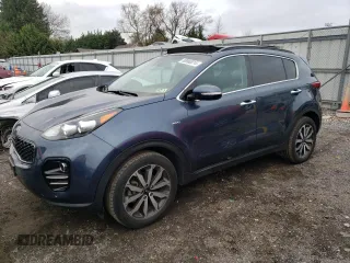 2018 Kia Sportage EX z VIN KNDPNCAC6J7431042, wystawiony jako Copart lot #80960014 z przebiegiem 49 151 mil mil oraz Szkody całkowita. Historia ofert i sprzedaży dostępna na DreamBid. Obrazek 1.