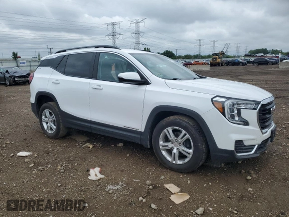 2022 GMC Terrain SLE с VIN 3GKALMEV4NL109874, выставлен на аукционе Copart как лот 58542025 с пробегом 80 455 миль миль и Списание • Salvage title. История ставок и продаж доступна на DreamBid. Изображение 4.