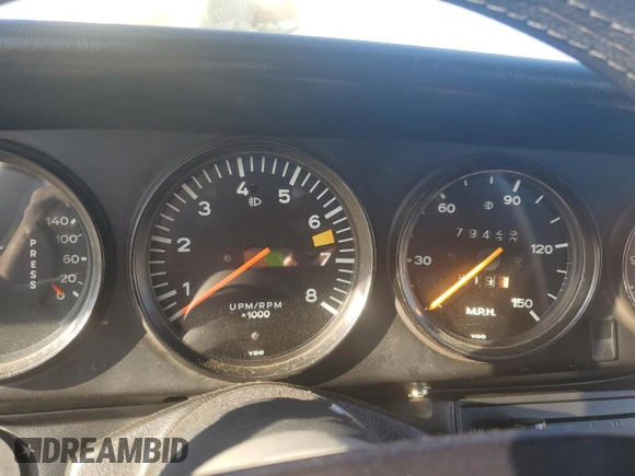 1975 Porsche 911 with VIN 9115210875, listed as a Copart auction lot 53238675 with 79,430 mi miles and Salvage title. Bid and sale history available at DreamBid. Image 9.