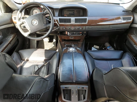2003 BMW 7 Series 745Li with VIN WBAGN63403DR13725, listed as a Copart auction lot 52175805 with Not Provided miles and Salvage Title. Bid and sale history available at carsss.com. Image 8.