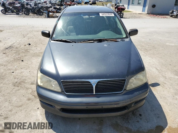 2002 Mitsubishi Lancer LS with VIN JA3AJ36E32U030366, listed as a Copart auction lot 68933044 with 0 mi miles and Salvage Title. Bid and sale history available at carsss.com. Image 5.