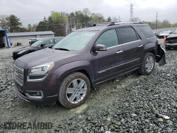 2016 GMC Acadia Denali z VIN 1GKKVTKD1GJ170260, wystawiony jako Copart lot #51815175 z przebiegiem 109 299 mil mil oraz Szkoda całkowita • Salvage title. Historia ofert i sprzedaży dostępna na DreamBid. Obrazek 1.
