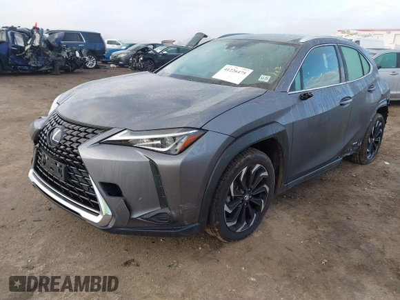 2020 Lexus UX 250h with VIN JTHP9JBH5L2023035, listed as a IAAI auction lot 41226475 with 40,901 mi miles and . Bid and sale history available at DreamBid. Image 2.