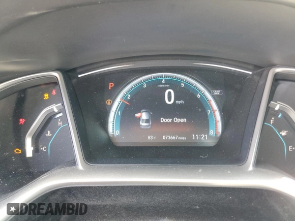 2016 Honda Civic Sedan EX-L with VIN 2HGFC1F74GH649190, listed as a Copart auction lot 50448425 with 73,667 mi miles and Salvage Title. Bid and sale history available at carsss.com. Image 9.