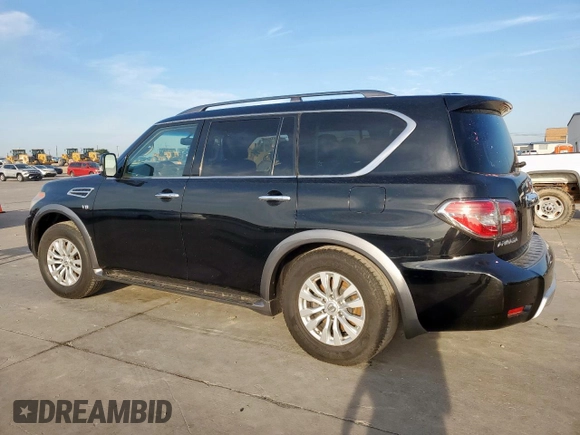 2017 Nissan Armada Platinum z VIN JN8AY2ND3H9003734, wystawiony jako Copart lot #58347245 z przebiegiem 184 581 mil mil oraz Czysty tytuł • Clean title. Historia ofert i sprzedaży dostępna na DreamBid. Obrazek 2.
