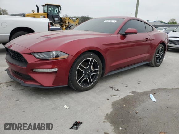 2018 Ford Mustang EcoBoost with VIN 1FA6P8TH8J5113162, listed as a Copart auction lot 50378555 with 74,983 mi miles and Salvage Title. Bid and sale history available at DreamBid. Image 1.