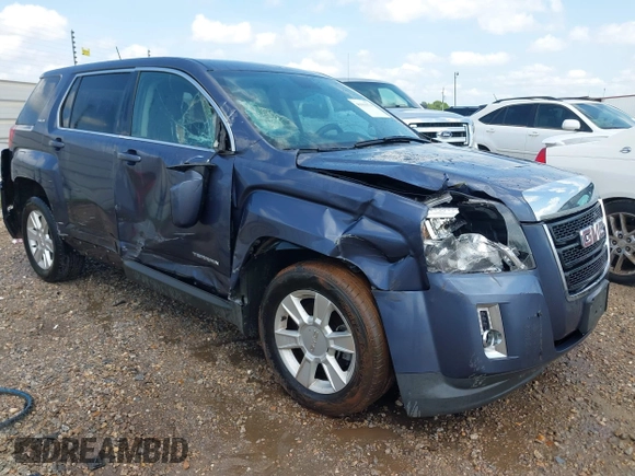 2013 GMC Terrain SLE with VIN 2GKALMEK4D6308593, listed as a IAAI auction lot 41919374 with 139,051 mi miles. Bid and sale history available at carsss.com. Image 1.