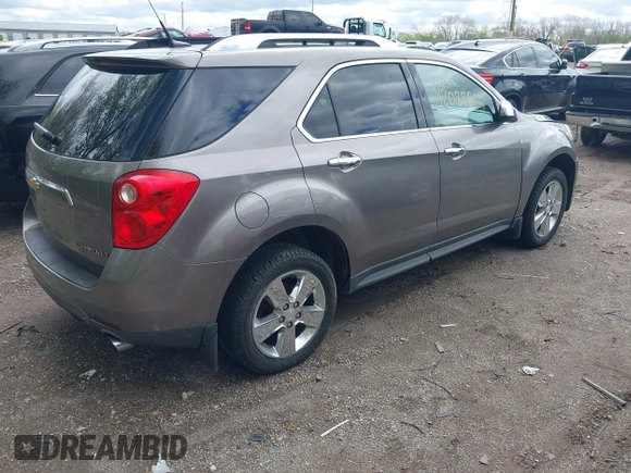 2012 Chevrolet Equinox LTZ with VIN 2GNFLGE55C6289104, listed as a IAAI auction lot 42088565 with 108,936 mi miles. Bid and sale history available at carsss.com. Image 4.