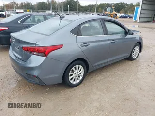 2019 Hyundai Accent SE with VIN 3KPC24A39KE055659, listed as a IAAI auction lot 41048549 with 57,101 mi miles. Bid and sale history available at carsss.com. Image 4.