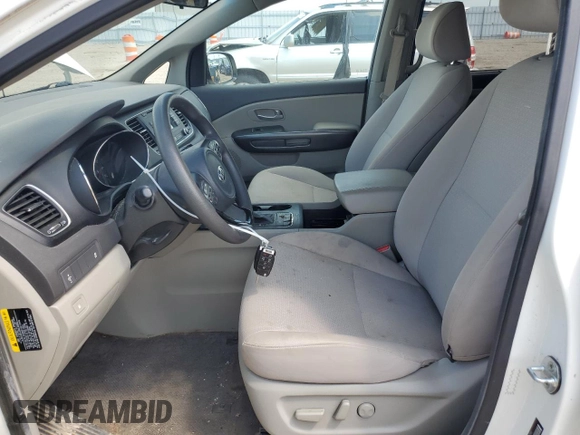 2016 Kia Sedona LX with VIN KNDMB5C1XG6162111, listed as a Copart auction lot 66929384 with 72,555 mi miles and Salvage Title. Bid and sale history available at carsss.com. Image 7.