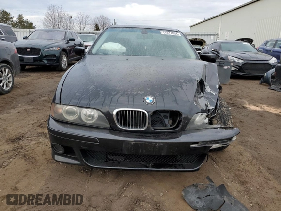 2003 BMW 5 Series 540iA with VIN WBADN63453GN88538, listed as a Copart auction lot 41917404 with 0 mi miles and Salvage Title. Bid and sale history available at carsss.com. Image 5.