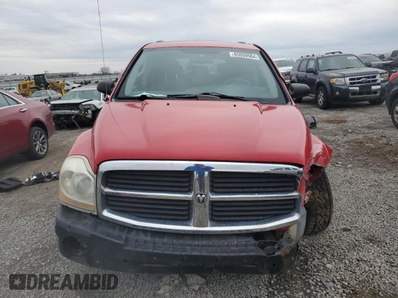 2004 Dodge Durango SXT с VIN 1D4HD38K14F186507, выставлен на аукционе Copart как лот 85959984 с пробегом 204 378 миль миль и Списание • Salvage title. История ставок и продаж доступна на DreamBid. Изображение 5.