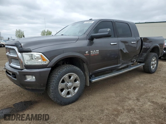 2015 Ram 2500 Longhorn with VIN 3C6UR5PL9FG602993, listed as a Copart auction lot 57518015 with 340,119 mi miles and Salvage title. Bid and sale history available at DreamBid. Image 1.