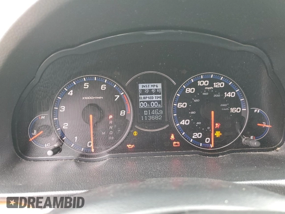 2008 Acura TSX Nav with VIN JH4CL96908C000040, listed as a Copart auction lot 59428855 with 113,682 mi miles and Salvage title. Bid and sale history available at DreamBid. Image 9.