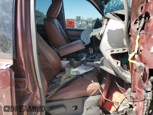2010 Ford Expedition EL Eddie Bauer with VIN 1FMJK1J54AEA48292, listed as a Copart auction lot 49781405 with 0 mi miles and Salvage Title. Bid and sale history available at carsss.com. Image 7.
