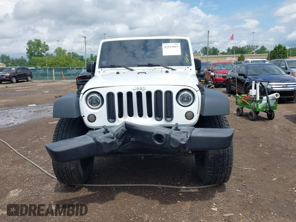 2016 Jeep Wrangler Black Bear with VIN 1C4AJWAG7GL106809, listed as a IAAI auction lot 42513015 with 86,730 mi miles and . Bid and sale history available at DreamBid. Image 12.