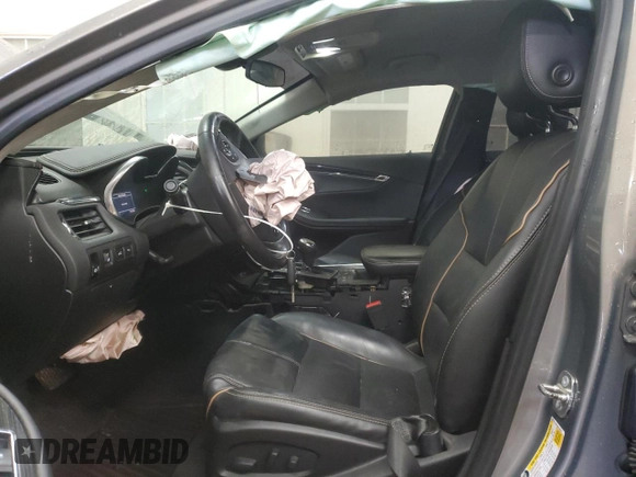 2018 Chevrolet Impala Premier with VIN 2G1125S39J9110015, listed as a Copart auction lot 86891744 with 124,108 mi miles and Salvage Title. Bid and sale history available at DreamBid. Image 7.