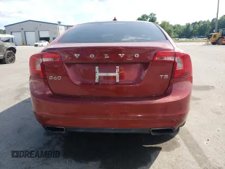 2014 Volvo S60 T5 with VIN YV1612FS0E1292837, listed as a Copart auction lot 55437195 with 109,468 mi miles and Clean Title. Bid and sale history available at carsss.com. Image 6.