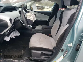 2022 Toyota Prius L Eco with VIN JTDKAMFU0N3183039, listed as a Copart auction lot 50710775 with 49,667 mi miles and Salvage Title. Bid and sale history available at DreamBid. Image 7.