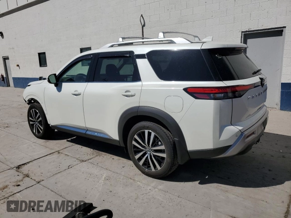 2024 Nissan Pathfinder Platinum with VIN 5N1DR3DJ0RC306862, listed as a Copart auction lot 63416195 with Not provided miles and Salvage title. Bid and sale history available at DreamBid. Image 2.