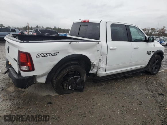 2019 Ram 1500 Warlock with VIN 1C6RR7LT8KS696861, listed as a Copart auction lot 80896314 with 42,867 mi miles and Salvage title. Bid and sale history available at DreamBid. Image 3.