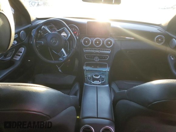 2017 Mercedes-Benz C 63 AMG with VIN 55SWF8GB3HU233221, listed as a Copart auction lot 84901404 with 80,106 mi miles and Salvage title. Bid and sale history available at DreamBid. Image 8.