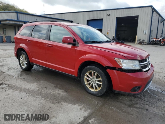 2015 Dodge Journey SXT with VIN 3C4PDDBG3FT749519, listed as a Copart auction lot 55326965 with 228,210 mi miles and Salvage Title. Bid and sale history available at DreamBid. Image 4.