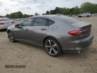 2024 Acura TLX Technology with VIN 19UUB5F48RA001487, listed as a Copart auction lot 50913355 with 5,467 mi miles and Salvage Title. Bid and sale history available at carsss.com. Image 2.