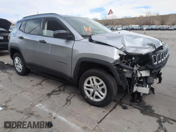 2017 Jeep Compass Sport z VIN 3C4NJDAB3HT656265, wystawiony jako Copart lot #50560125 z przebiegiem 49 558 mil mil oraz Szkoda całkowita • Salvage title. Historia ofert i sprzedaży dostępna na DreamBid. Obrazek 4.