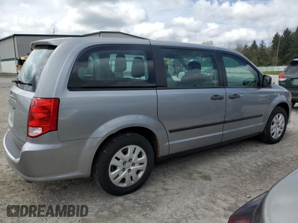 2015 Dodge Grand Caravan American Value with VIN 2C4RDGBG3FR507956, listed as a Copart auction lot 55948415 with 88,534 mi miles and Salvage Title. Bid and sale history available at DreamBid. Image 3.