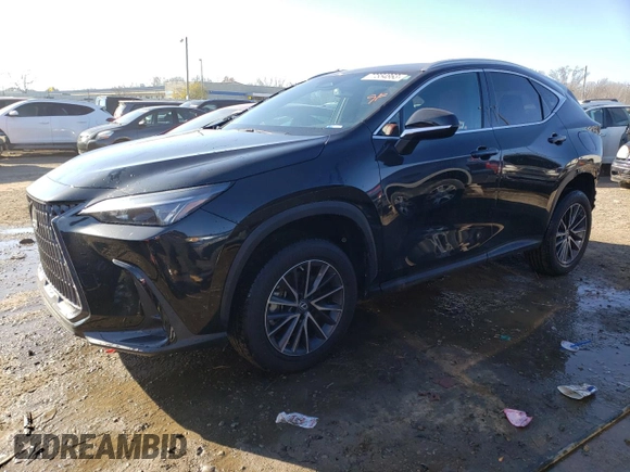 2023 Lexus NX with VIN 2T2ADCEZ8PC002897, listed as a Copart auction lot 77554863 with 15,007 mi miles. Bid and sale history available at carsss.com. Image 1.