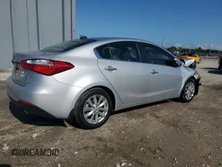 2015 Kia Forte EX with VIN KNAFX4A86F5333281, listed as a Copart auction lot 52072375 with 49,479 mi miles and Salvage Title. Bid and sale history available at carsss.com. Image 3.