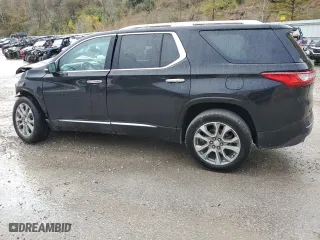 2021 Chevrolet Traverse Premier with VIN 1GNEVKKW2MJ252599, listed as a Copart auction lot 77796994 with 67,001 mi miles and Salvage Title. Bid and sale history available at carsss.com. Image 2.