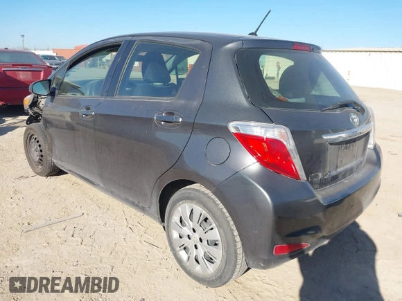 2013 Toyota Yaris L with VIN JTDKTUD39DD543776, listed as a IAAI auction lot 41758128 with 228,595 mi miles. Bid and sale history available at carsss.com. Image 3.
