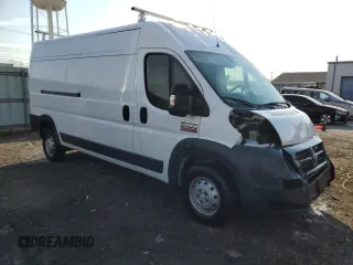 2017 Ram ProMaster Cargo with VIN 3C6TRVDG6HE526134, listed as a Copart auction lot 47312225 with 186,611 mi miles and Salvage Title. Bid and sale history available at carsss.com. Image 4.