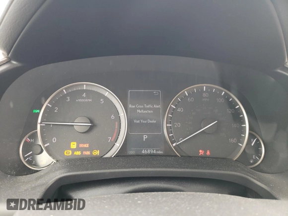 2021 Lexus RX 350 with VIN 2T2HZMDA8MC260110, listed as a Copart auction lot 58563605 with 46,894 mi miles and Salvage title. Bid and sale history available at DreamBid. Image 9.