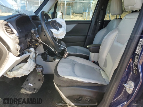 2019 Jeep Renegade Limited with VIN ZACNJBD11KPK01305, listed as a Copart auction lot 84065744 with Not provided miles and Salvage title. Bid and sale history available at DreamBid. Image 7.