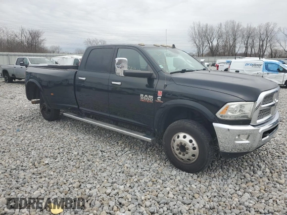 2015 Ram 3500 Laramie with VIN 3C63RRJL3FG583482, listed as a Copart auction lot 74397324 with 348,562 mi miles and Clean Title. Bid and sale history available at carsss.com. Image 4.