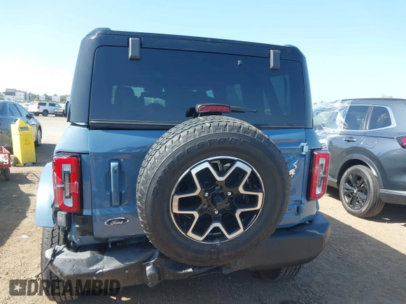 2024 Ford Bronco Outer Banks with VIN 1FMDE8BH4RLA95142, listed as a IAAI auction lot 42531864 with 11,442 mi miles and . Bid and sale history available at DreamBid. Image 16.