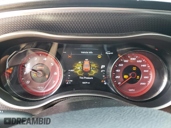 2019 Dodge Charger SRT Hellcat with VIN 2C3CDXL95KH598366, listed as a Copart auction lot 68526184 with 82,679 mi miles and Salvage Title. Bid and sale history available at DreamBid. Image 9.