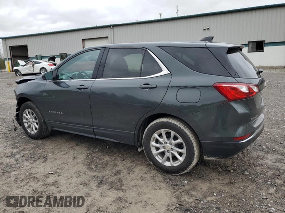 2020 Chevrolet Equinox LT z VIN 3GNAXJEV1LS552346, wystawiony jako Copart lot #58141245 z przebiegiem 49 115 mil mil oraz Szkoda całkowita • Salvage title. Historia ofert i sprzedaży dostępna na DreamBid. Obrazek 2.